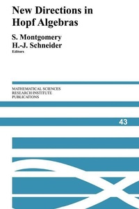 Abbildung von: New Directions in Hopf Algebras - Cambridge University Press