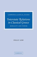 Cover: Interstate Relations in Classical Greece - Cambridge University Press