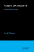 Cover: Varieties of Corporatism - Cambridge University Press