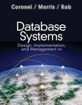 Cover: Database Systems Design Implementation Management - South-Western College Publishing