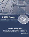 Cover: Finding the Balance: U.S. Military and Future Operations [Enlarged Edition] - Lulu.com
