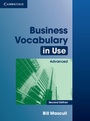 Cover: Business Vocabulary in Use Advanced with Answers - Cambridge University Press