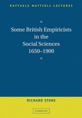Cover: Some British Empiricists in the Social Sciences, 1650-1900 - Cambridge University Press