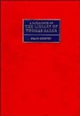 Cover: A Catalogue of the Library of Thomas Baker - Cambridge University Press