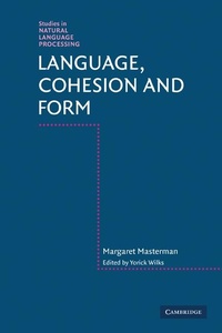 Abbildung von: Language, Cohesion and Form - Cambridge University Press