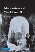 Cover: Modernism and World War II - Cambridge University Press