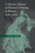 Cover: A Literary History of Women's Writing in Britain, 1660-1789 - Cambridge University Press