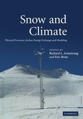 Cover: Snow and Climate - Cambridge University Press