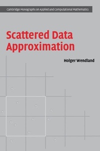 Enlarge image Cover: Scattered Data Approximation - Cambridge University Press