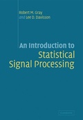 Cover: An Introduction to Statistical Signal Processing - Cambridge University Press