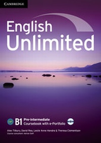 Enlarge image Cover: English Unlimited Pre-intermediate Coursebook with e-Portfolio CD-ROM and Workbook without answers with DVD-ROM Pack Italian edition - Cambridge University Press