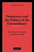 Cover: Democracy and the Politics of the Extraordinary - Cambridge University Press