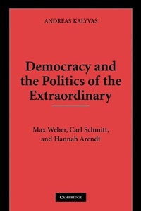 Enlarge image Cover: Democracy and the Politics of the Extraordinary - Cambridge University Press