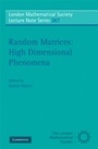 Cover: Random Matrices: High Dimensional Phenomena - Cambridge University Press