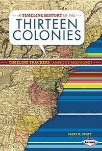 Enlarge image Cover: A Timeline History of the Thirteen Colonies - Lerner Publishing Group