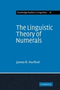 Cover: The Linguistic Theory of Numerals - Cambridge University Press
