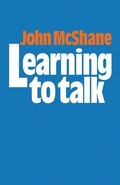 Cover: Learning to Talk - Cambridge University Press