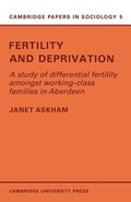 Cover: Fertility and Deprivation - Cambridge University Press