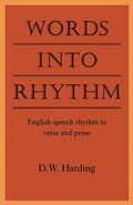 Cover: Words into Rhythm - Cambridge University Press