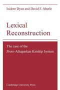 Cover: Lexical Reconstruction - Cambridge University Press