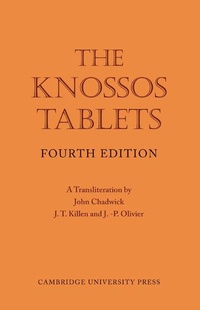 Enlarge image Cover: The Knossos Tablets - Cambridge University Press