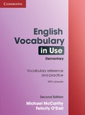 Cover: English Vocabulary in Use Elementary with Answers - Cambridge University Press