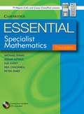 Cover: Essential Specialist Mathematics with Student CD-ROM TIN/CP Version - Cambridge University Press