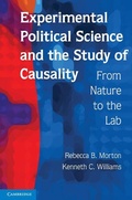 Cover: Experimental Political Science and the Study of Causality - Cambridge University Press