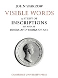 Cover: Visible Words - Cambridge University Press