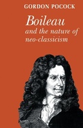 Cover: Boileau and the Nature of Neoclassicism - Cambridge University Press