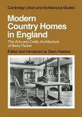Cover: Modern Country Homes in England - Cambridge University Press