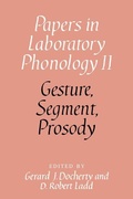 Cover: Gesture, Segment, Prosody - Cambridge University Press