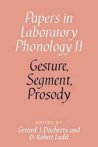 Enlarge image Cover: Gesture, Segment, Prosody - Cambridge University Press