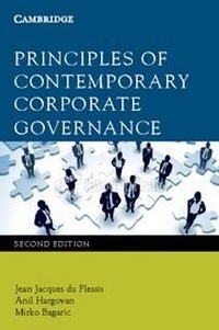 Enlarge image Cover: Principles of Contemporary Corporate Governance - Cambridge University Press