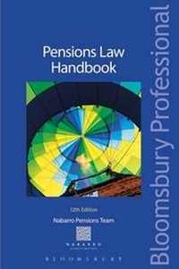 Abbildung von: Pensions Law Handbook - Bloomsbury Professional