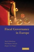 Cover: Fiscal Governance in Europe - Cambridge University Press