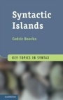 Cover: Syntactic Islands - Cambridge University Press