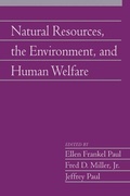 Cover: Natural Resources, the Environment, and Human Welfare: Volume 26, Part 2 - Cambridge University Press