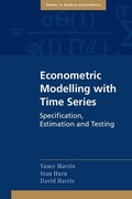 Cover: Econometric Modelling with Time Series - Cambridge University Press