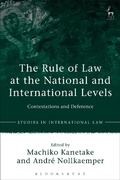 Cover: The Rule of Law at the National and International Levels - Hart Publishing