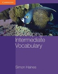 Cover: Developing Intermediate Vocabulary - Cambridge University Press