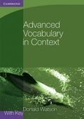 Cover: Advanced Vocabulary in Context with Key - Cambridge University Press