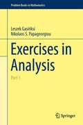 Cover: Exercises in Analysis - Springer