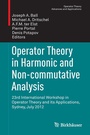 Cover: Operator Theory in Harmonic and Non-commutative Analysis - Birkhäuser