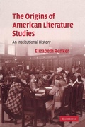 Cover: The Origins of American Literature Studies - Cambridge University Press