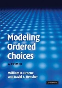 Enlarge image Cover: Modeling Ordered Choices - Cambridge University Press