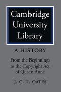 Cover: Cambridge University Library 2 Part Set - Cambridge University Press