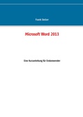 Cover: Microsoft Word 2013 - BoD - Books on Demand
