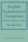 Cover: English Grammatical Categories - Cambridge University Press