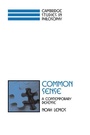 Cover: Common Sense - Cambridge University Press